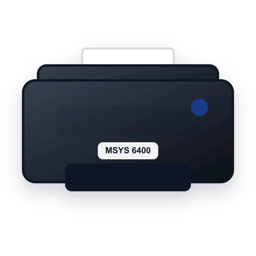 Samsung MSYS 6400 printer illustration