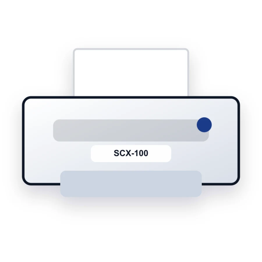Samsung SCX-100 printer illustration