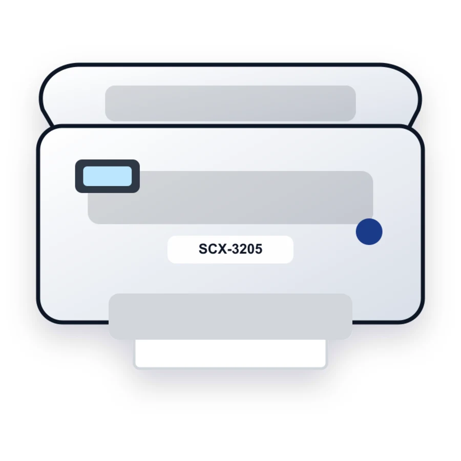 Samsung SCX-3205 printer illustration