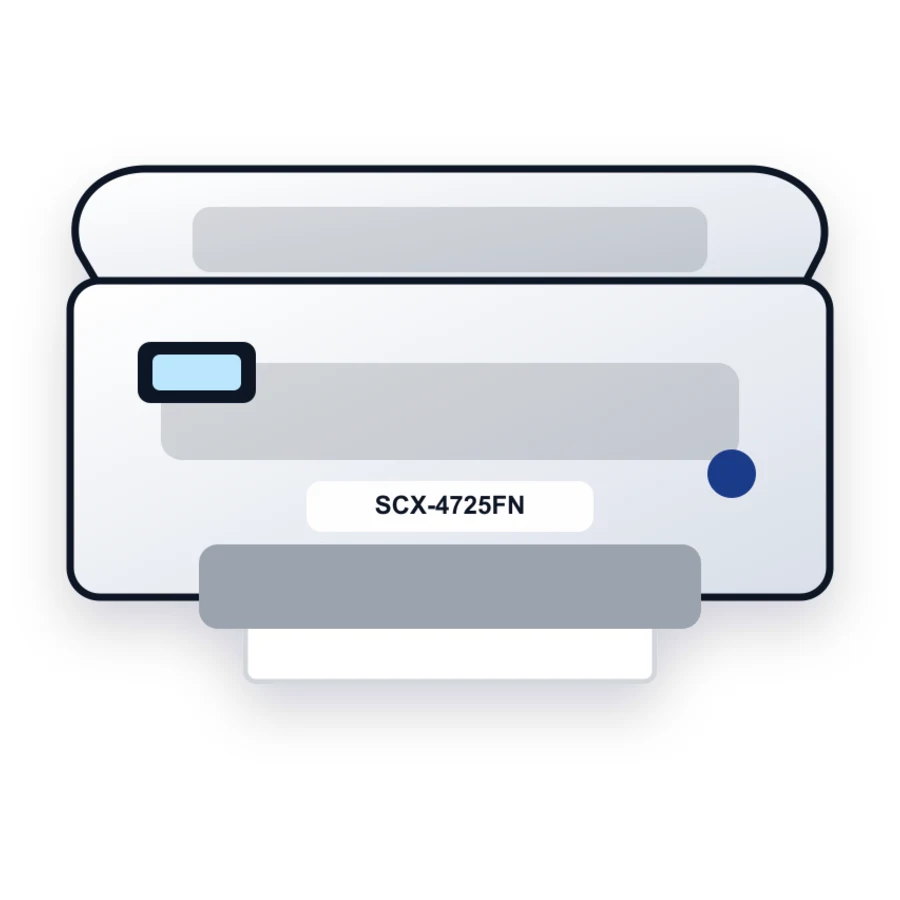 Samsung SCX-4725FN printer illustration