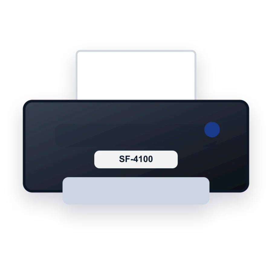 Samsung SF-4100 printer illustration
