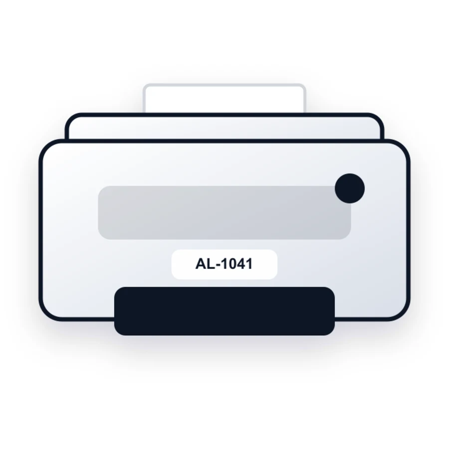 Sharp AL-1041 printer illustration