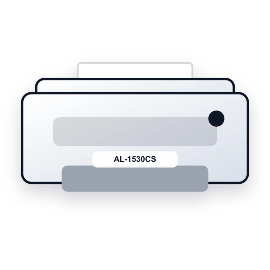 Sharp AL-1530CS printer illustration