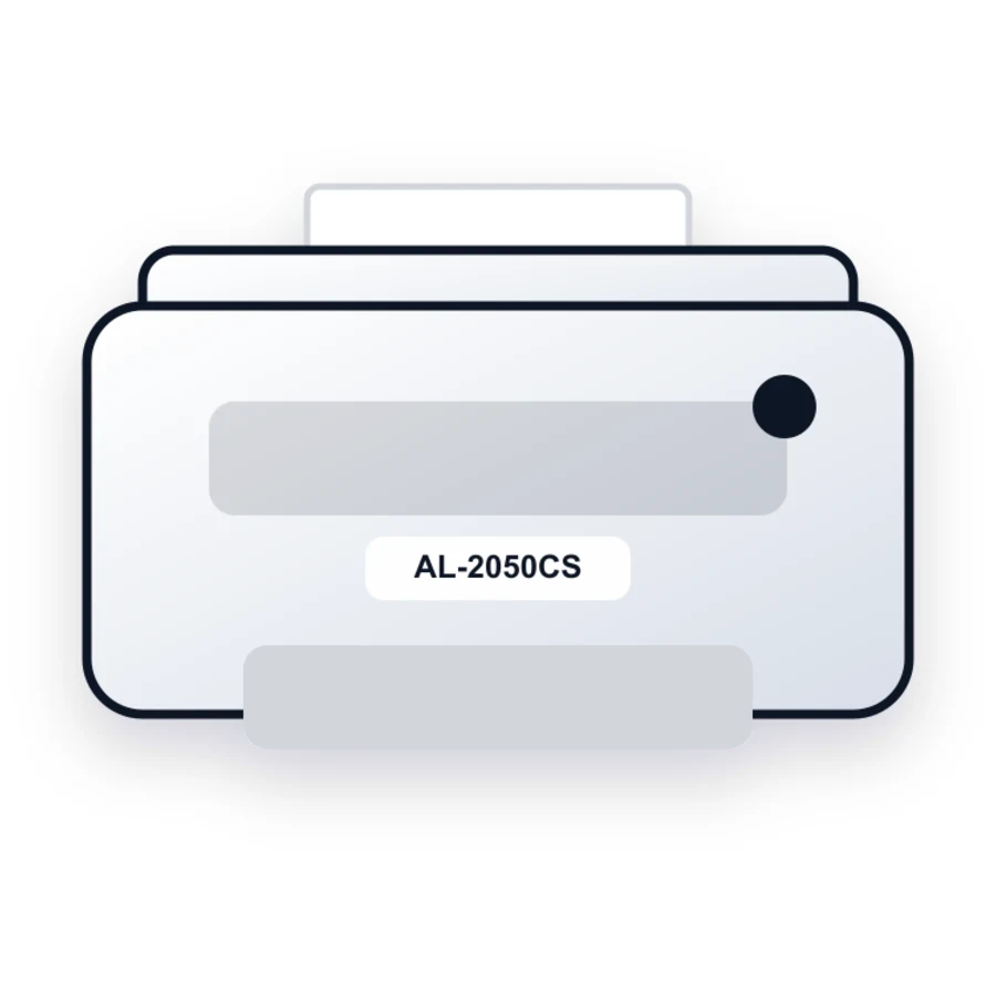 Sharp AL-2050CS printer illustration