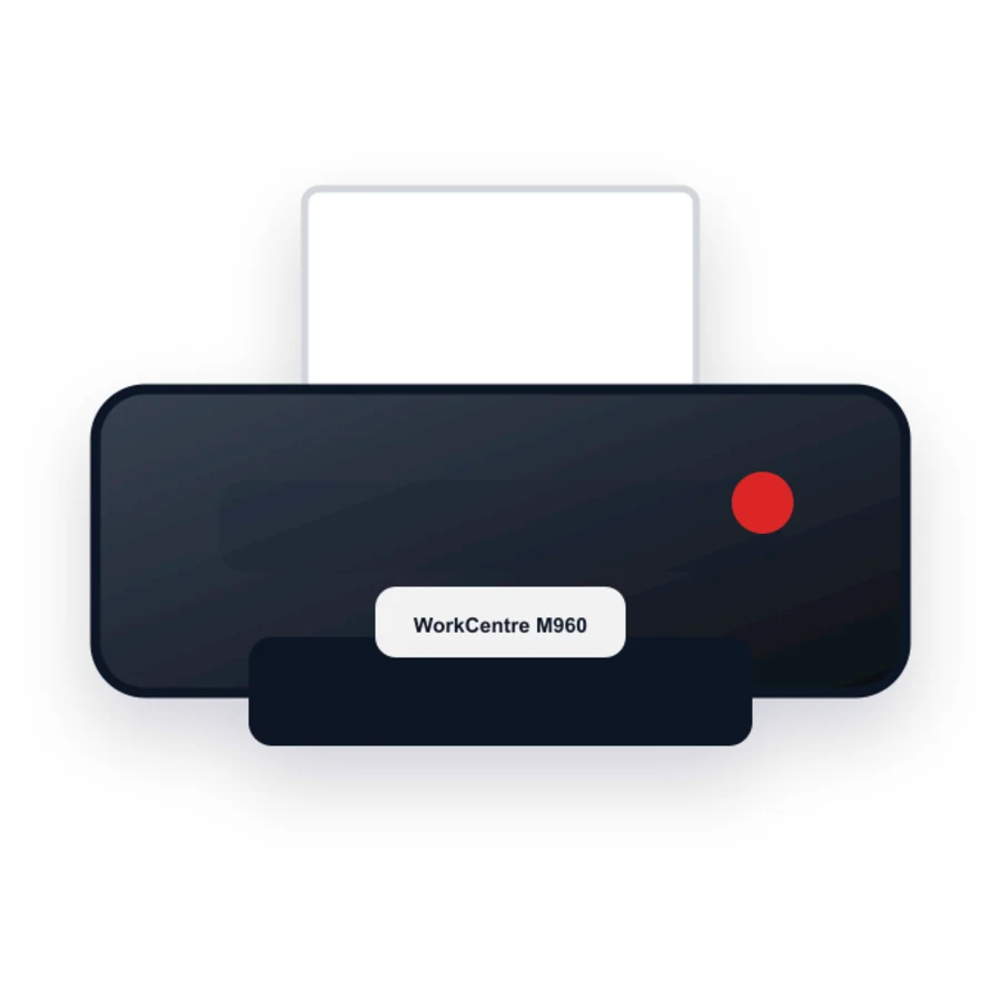 Xerox WorkCentre M960 printer illustration