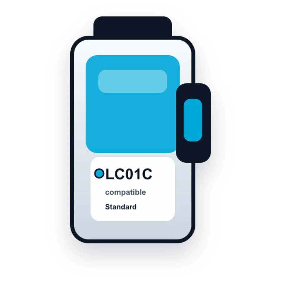 Brother Compatible LC01C Cyan Ink cartridge (LC01 Series) compatible ink