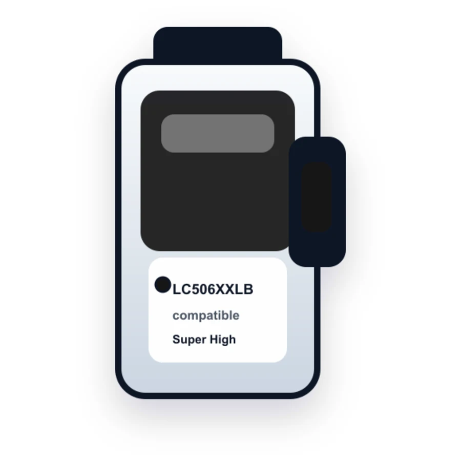 Brother LC506XXLBK Black compatible ink
