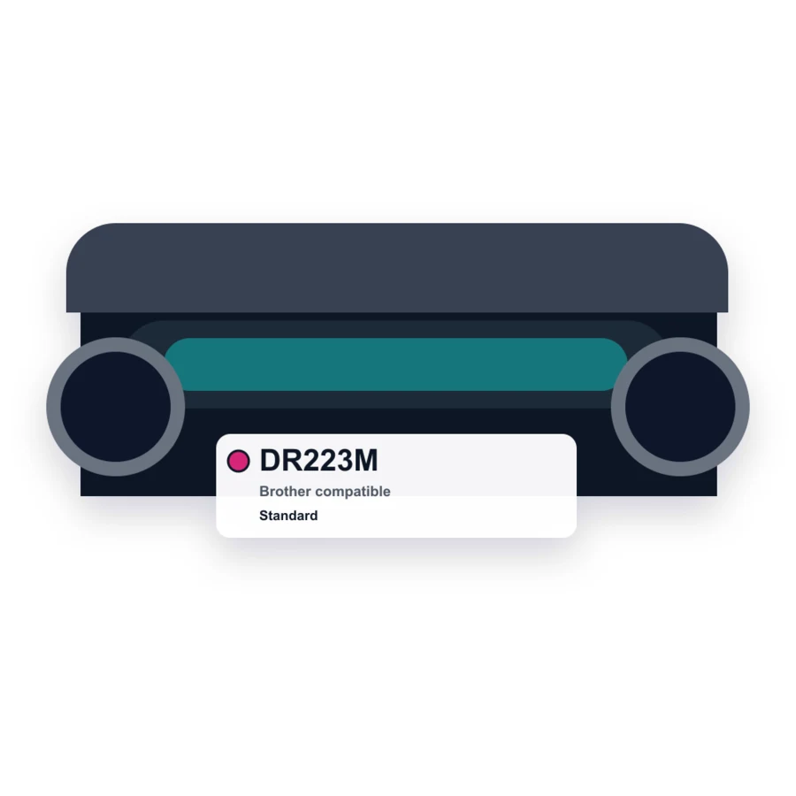 Brother DR223CL Drum Unit Magenta compatible toner