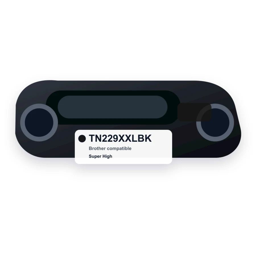 Brother TN229XXLBK Black compatible toner