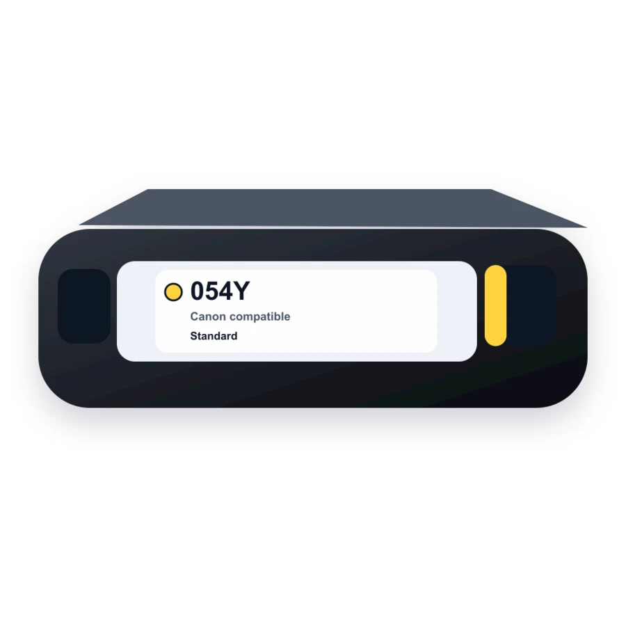 Canon 054Y 3021C001 Yellow compatible toner