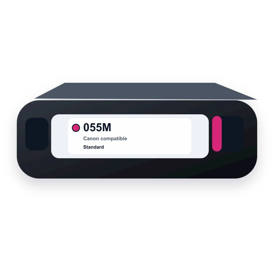 Canon 055M 3014C001 Magenta compatible toner