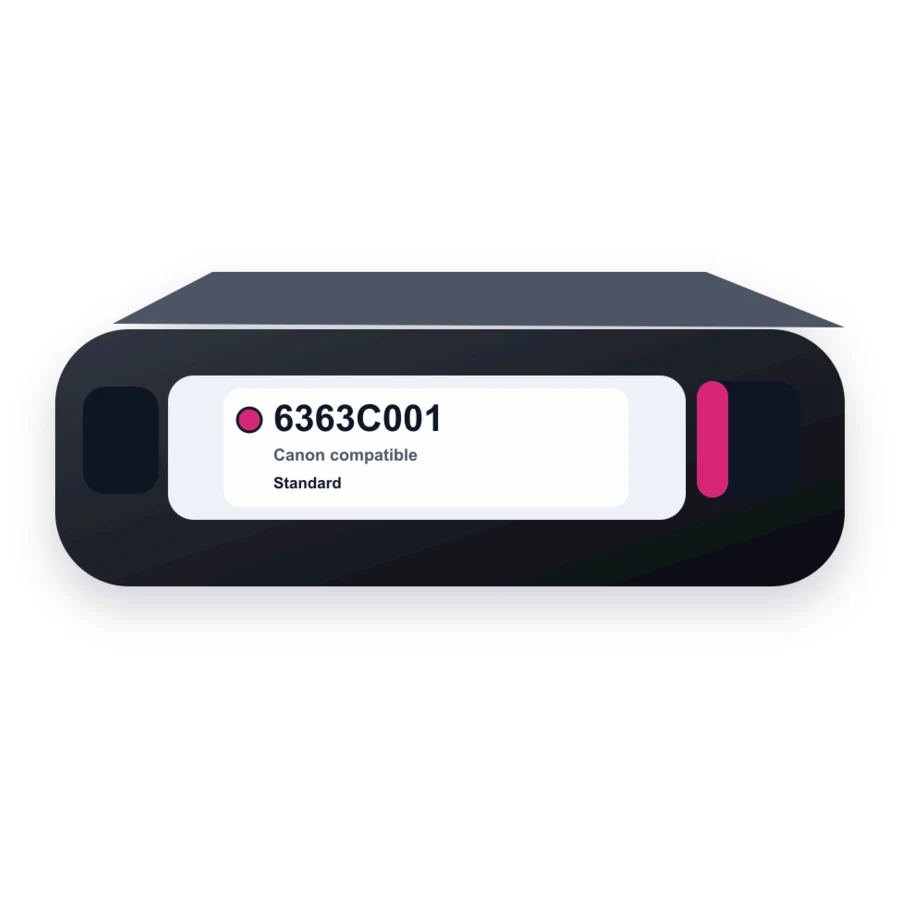 Canon 075M 6363C001 Magenta compatible toner