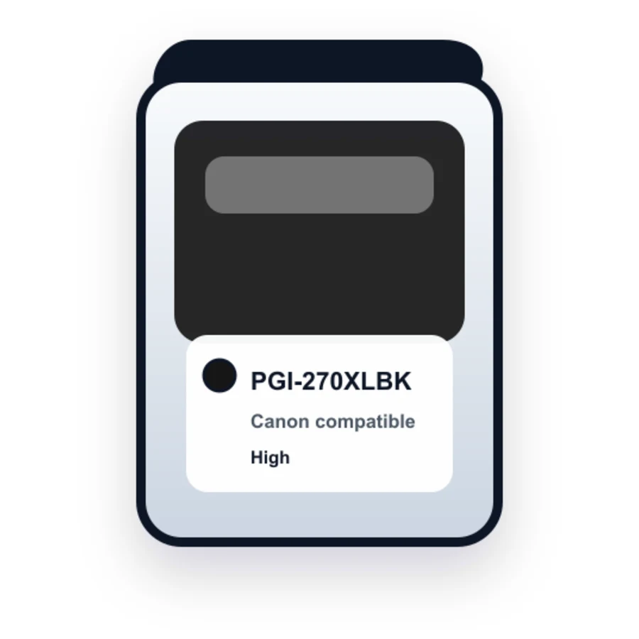 Canon PGI 270XL Pgbk Black compatible ink