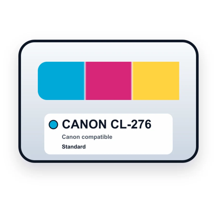 Replacement Canon 276 Ink Cartridge - CL-276 Tri-color - 4988C001 compatible ink