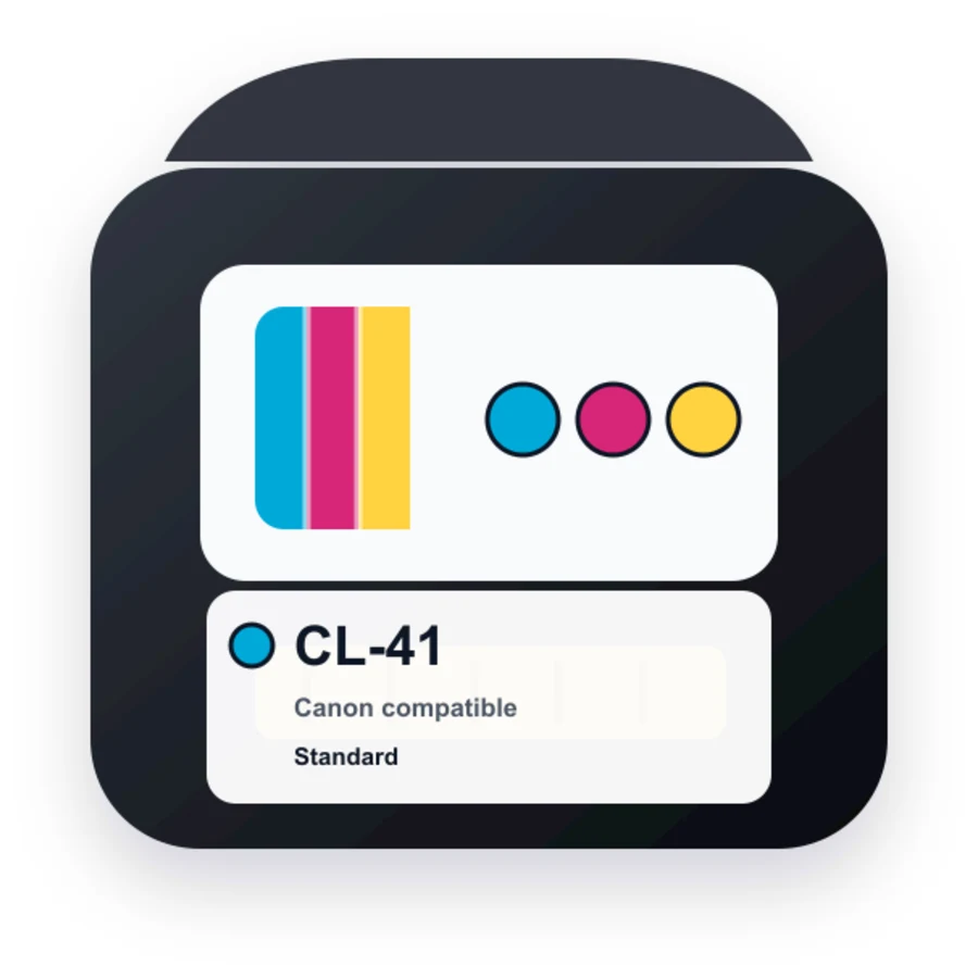 Replacement Canon 41 Color Ink Cartridge - CL-41 compatible ink