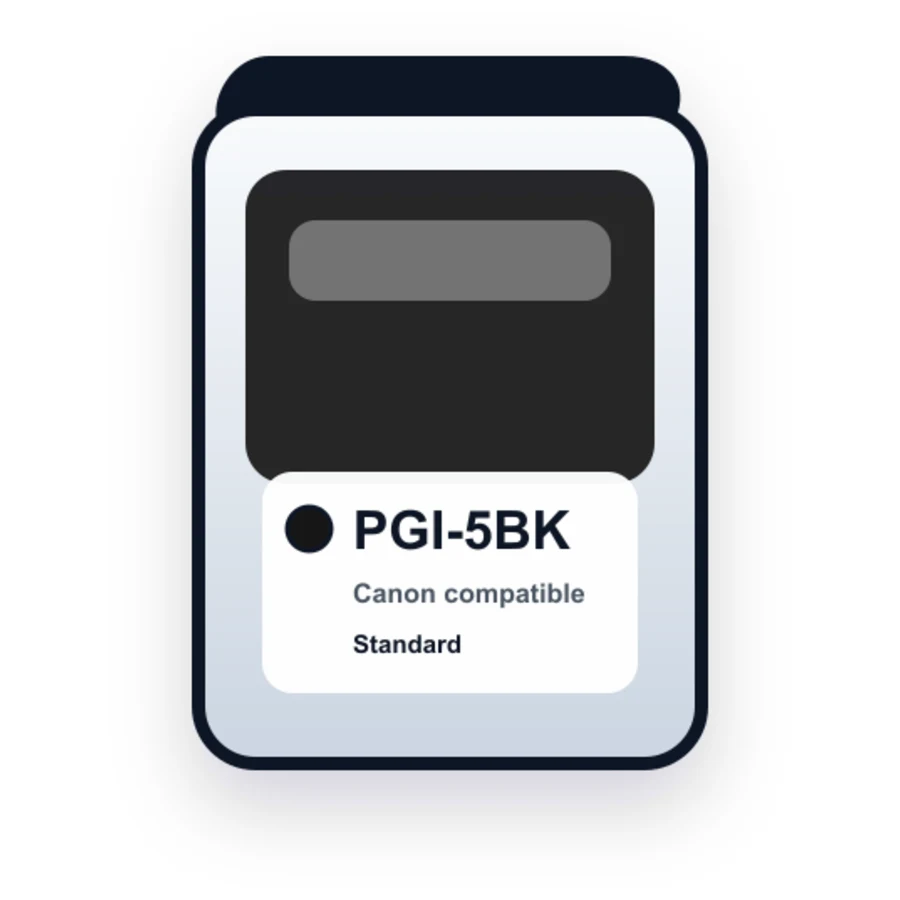 Canon PGI 5 PGI 5BK Black compatible ink