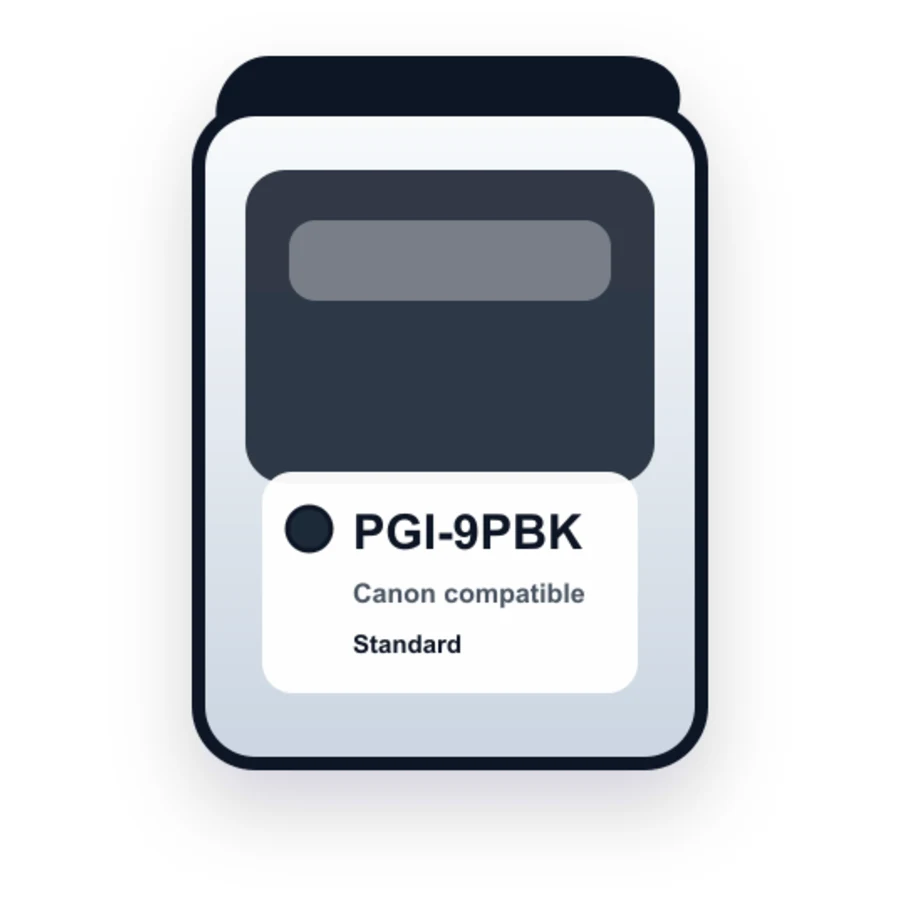 Canon PGI 9 PGI 9PBK Photo Black compatible ink