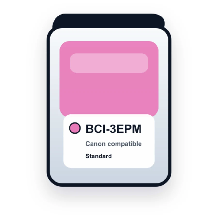 Canon Bci 3EPM Photo Magenta compatible ink