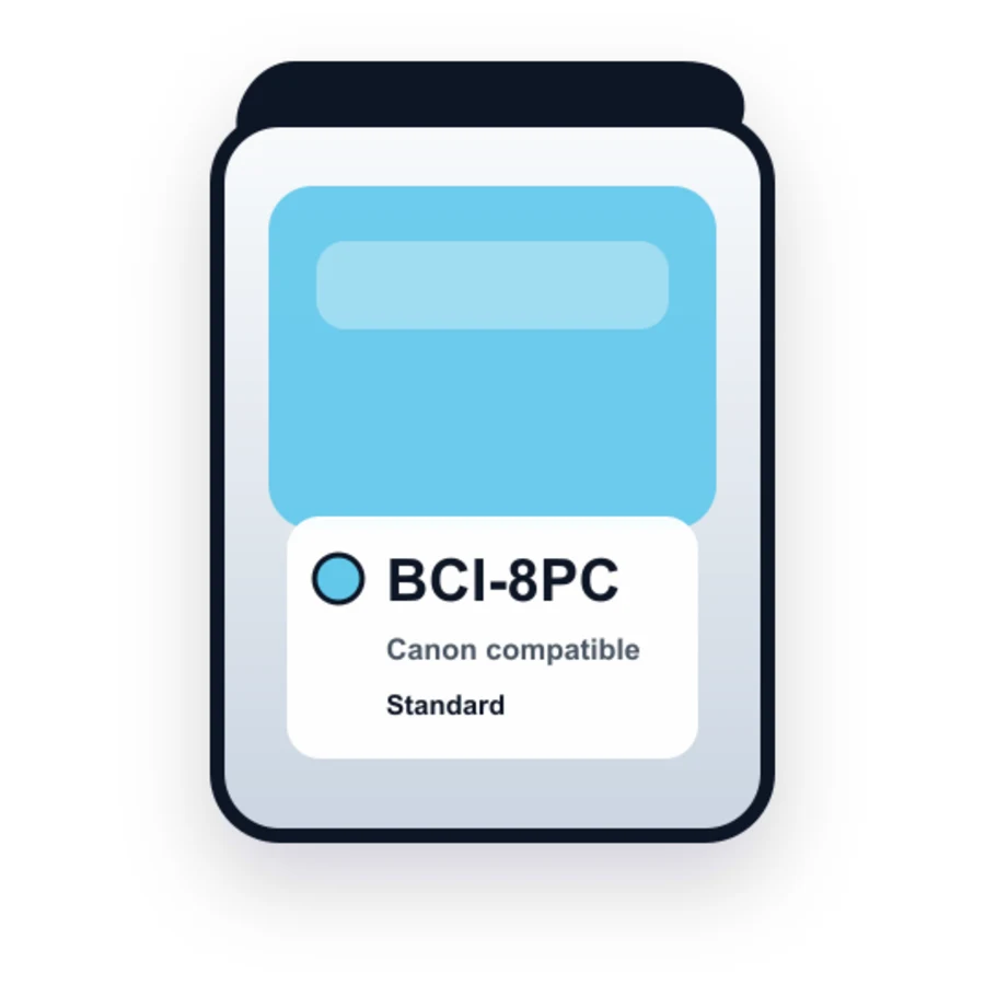 Canon Bci 8PC Photo Cyan compatible ink