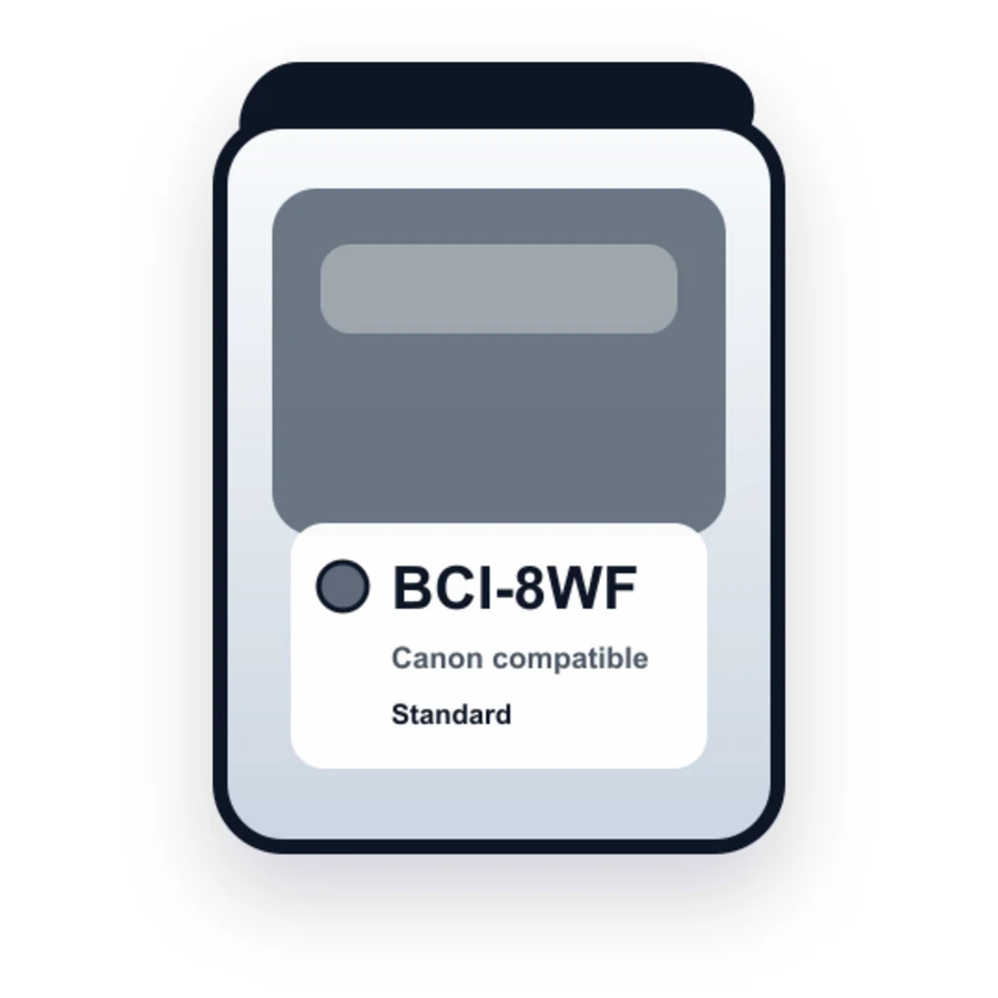 Canon Bci 8WF Ink Optimizer compatible ink