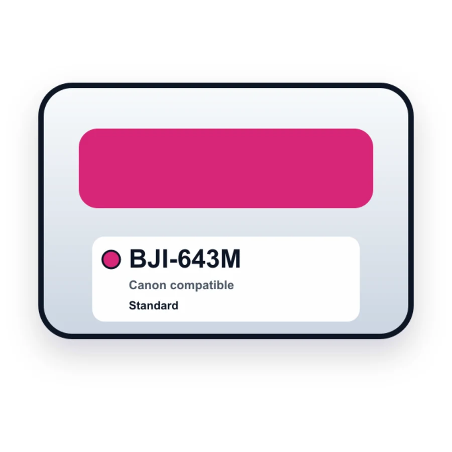 Canon Bji 643M Magenta compatible ink