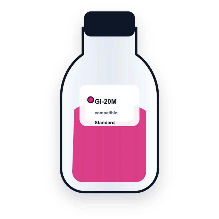 Canon Gi 20M Magenta compatible ink