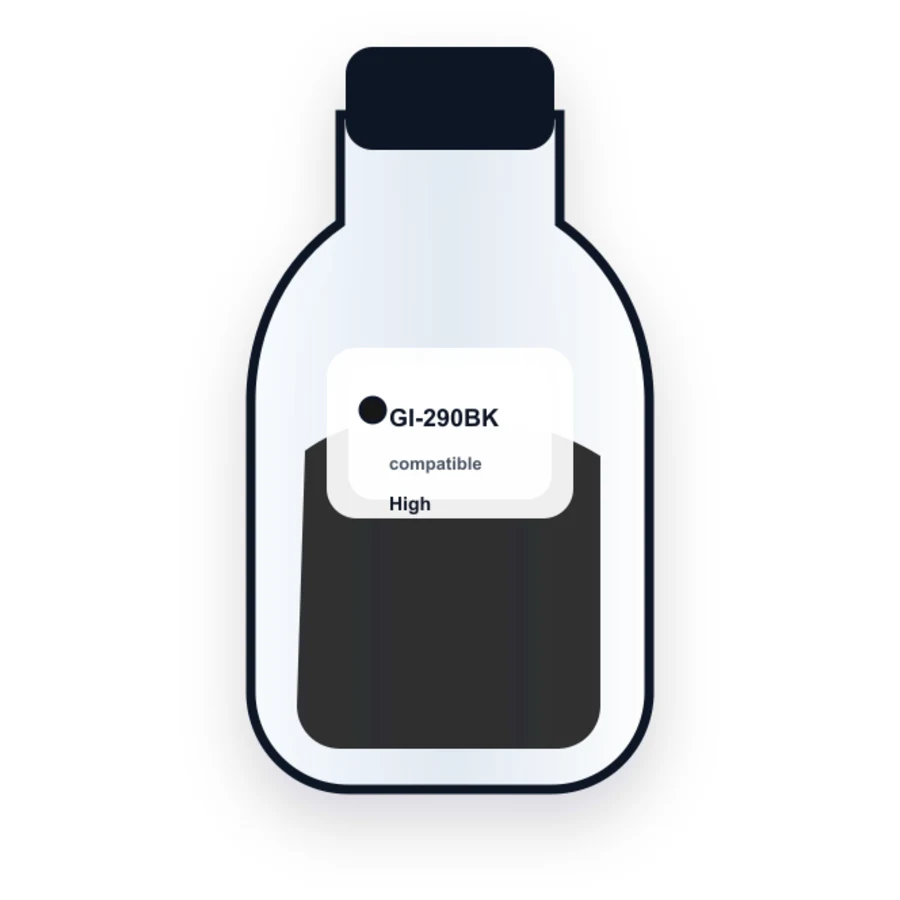 Canon Gi 290BK Black compatible ink