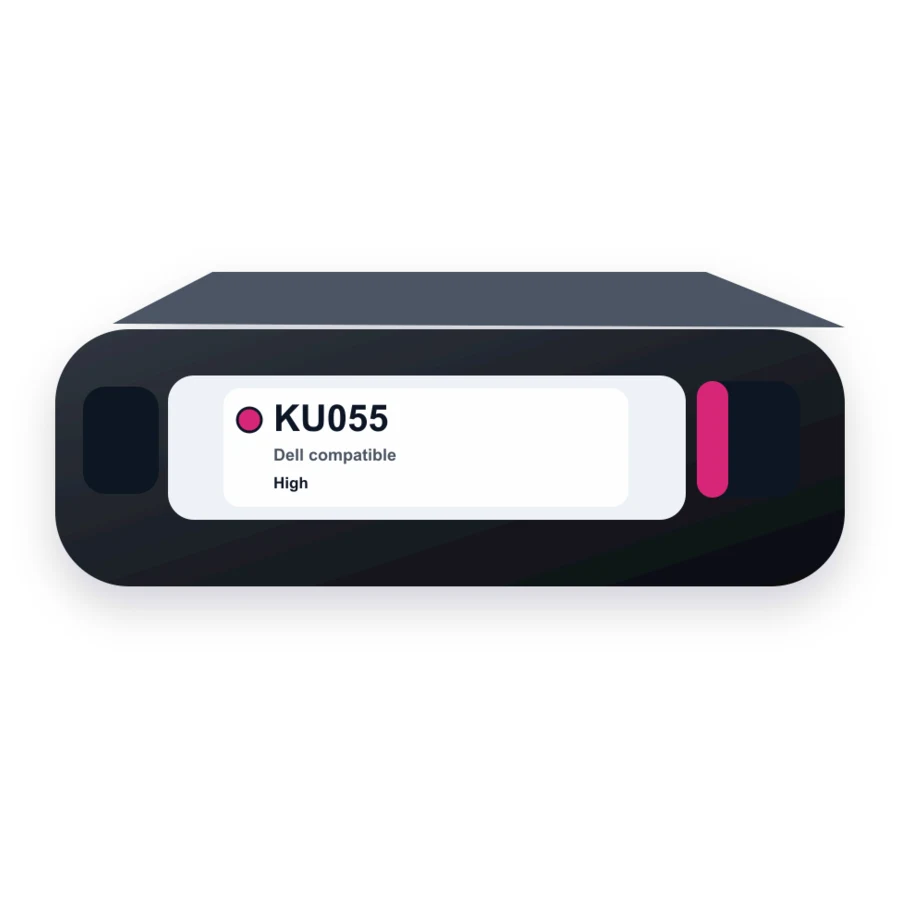 Dell WM138/KU055 Toner Cartridge - 310-9064/1320c Magenta - High Yield compatible toner
