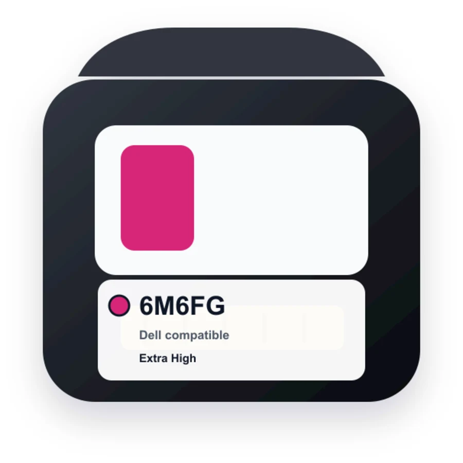 Dell 6M6FG Magenta compatible ink