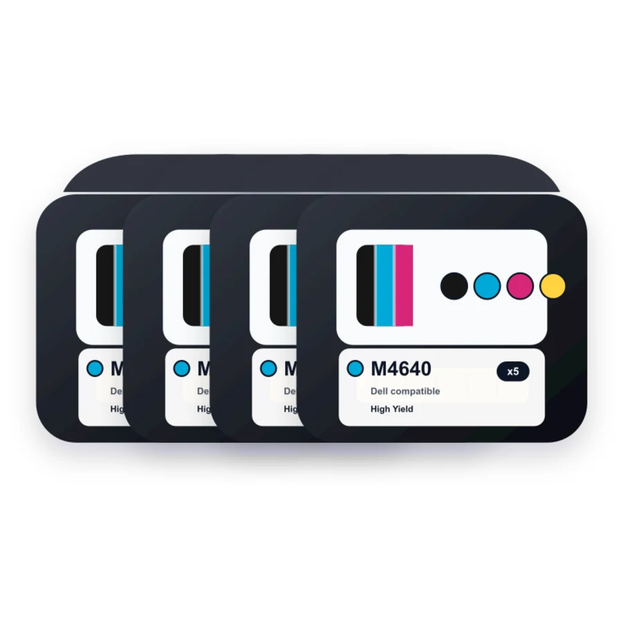 Dell M4640 M4646 5 Combo compatible ink