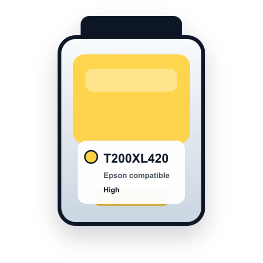 Epson T200XL420 Yellow compatible ink