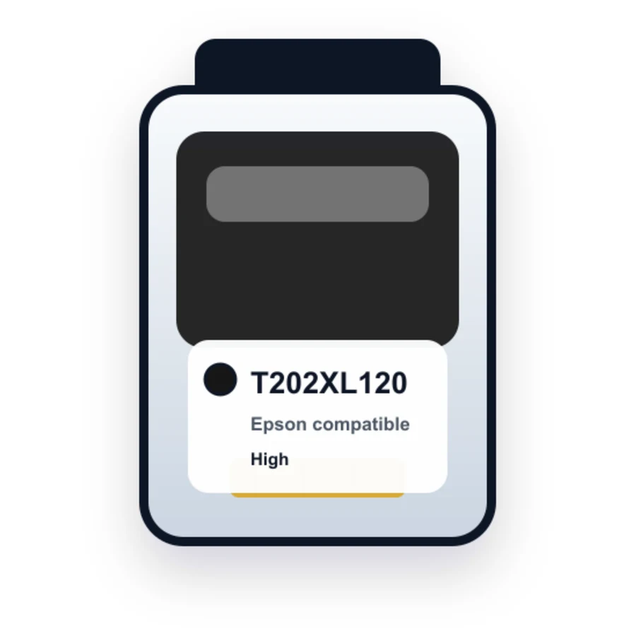 Epson T202XL120 Black compatible ink