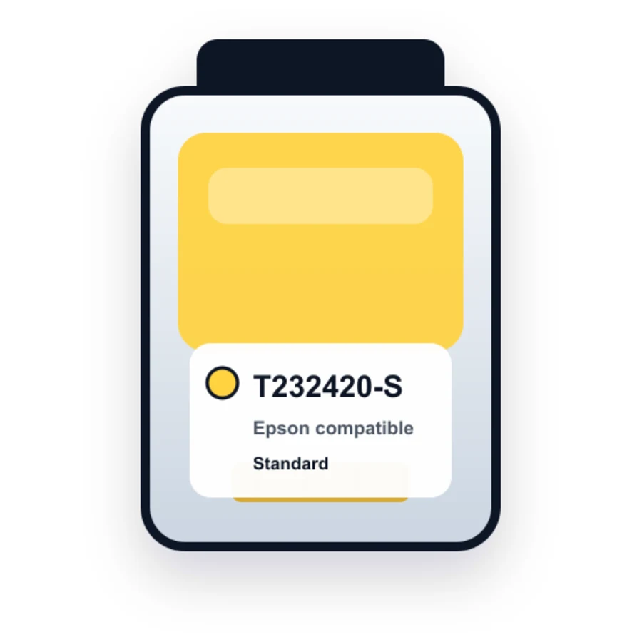 Epson T232420 Yellow compatible ink