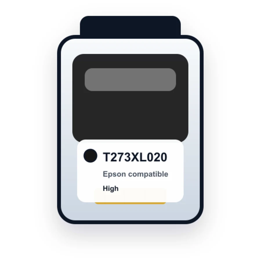 Epson T273XL020 Black compatible ink