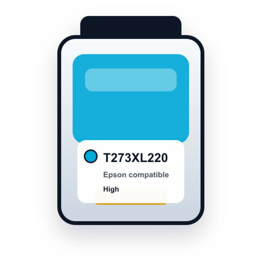 Epson T273XL220 Cyan compatible ink