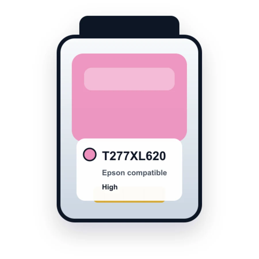 Epson T277XL620 Light Magenta compatible ink