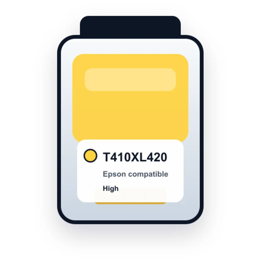 Epson T410XL420 Yellow compatible ink