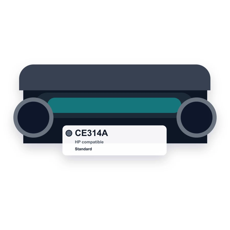 HP CE314A Drum Unit compatible toner