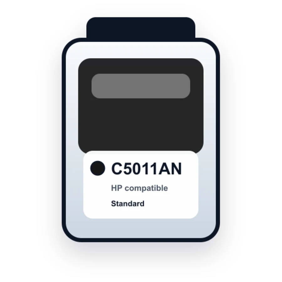 HP C5011AN Black compatible ink