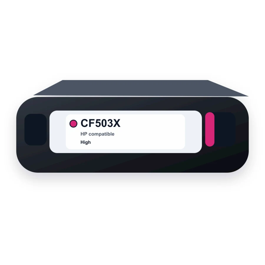 HP CF503X Magenta compatible toner