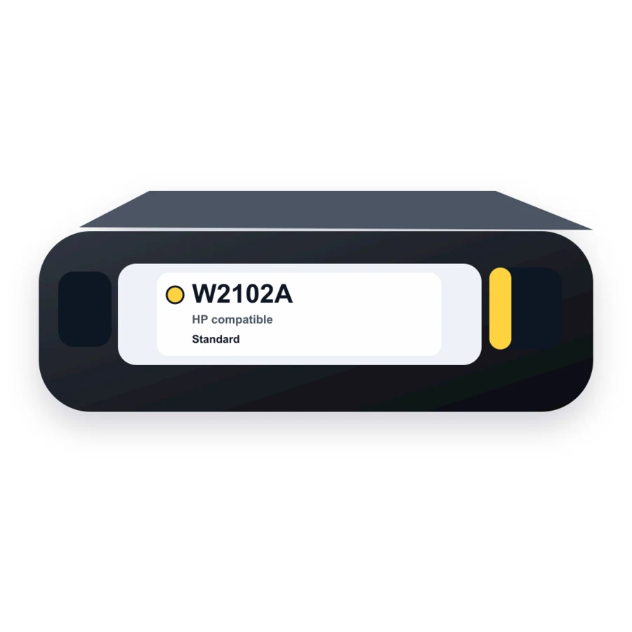 HP W2102A Yellow compatible toner