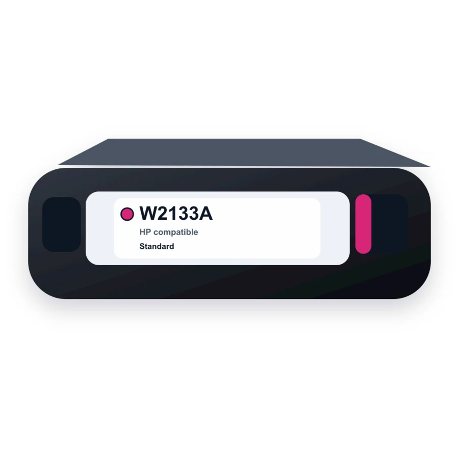 HP W2133A Magenta compatible toner