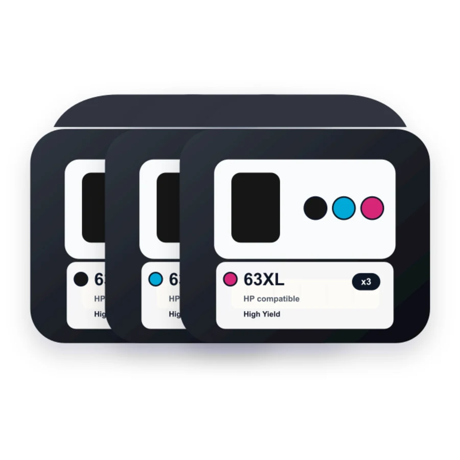 HP F6U64AN F6U63AN 3 Combo compatible ink