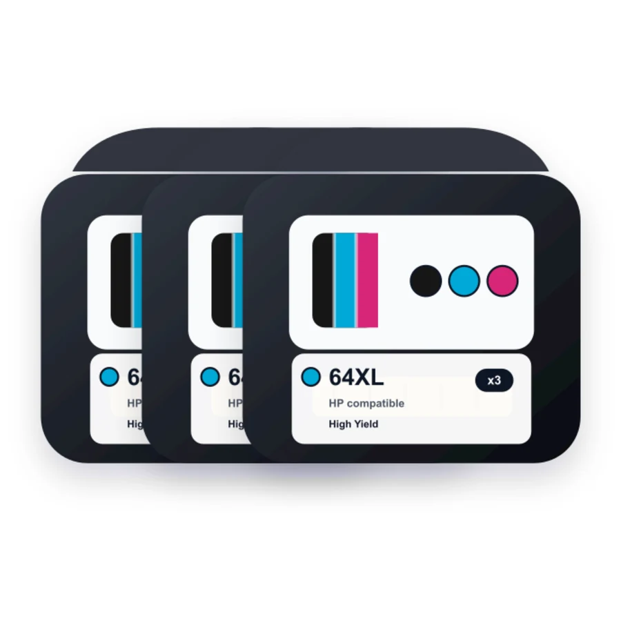 HP N9J92AN N9J91AN 3 Combo compatible ink