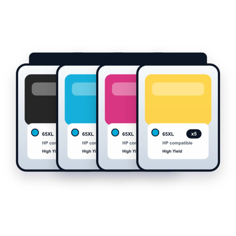 HP N9K04AN N9K03AN 5 Combo compatible ink