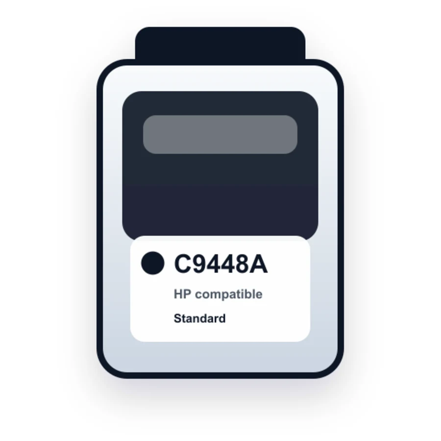HP C9448A Matte Black compatible ink