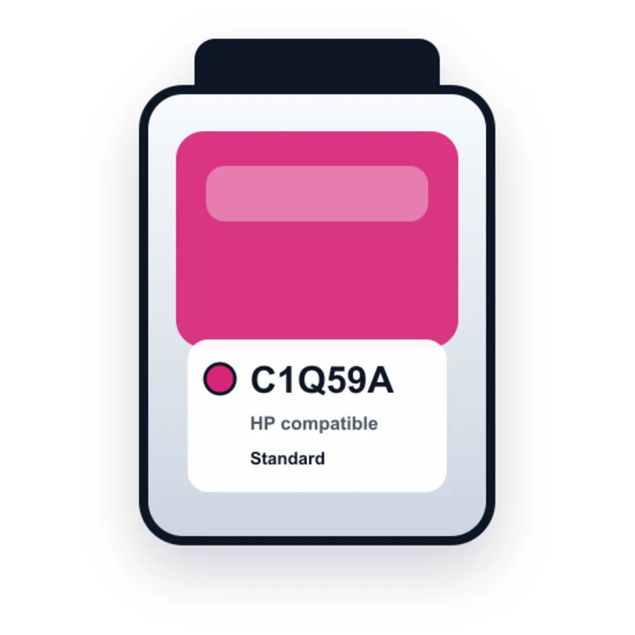 HP C1Q59A Magenta compatible ink