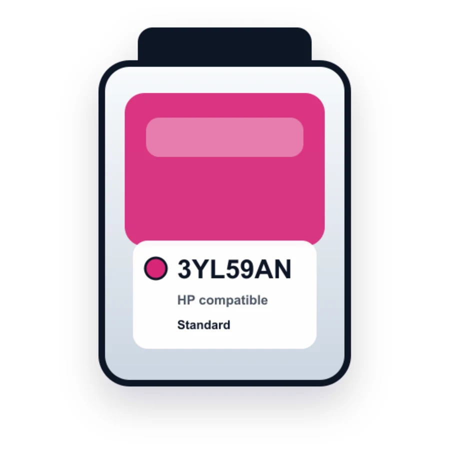 HP 3YL59AN Magenta compatible ink