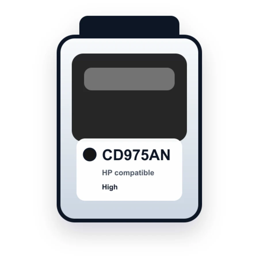 HP 94CD975AN Black compatible ink
