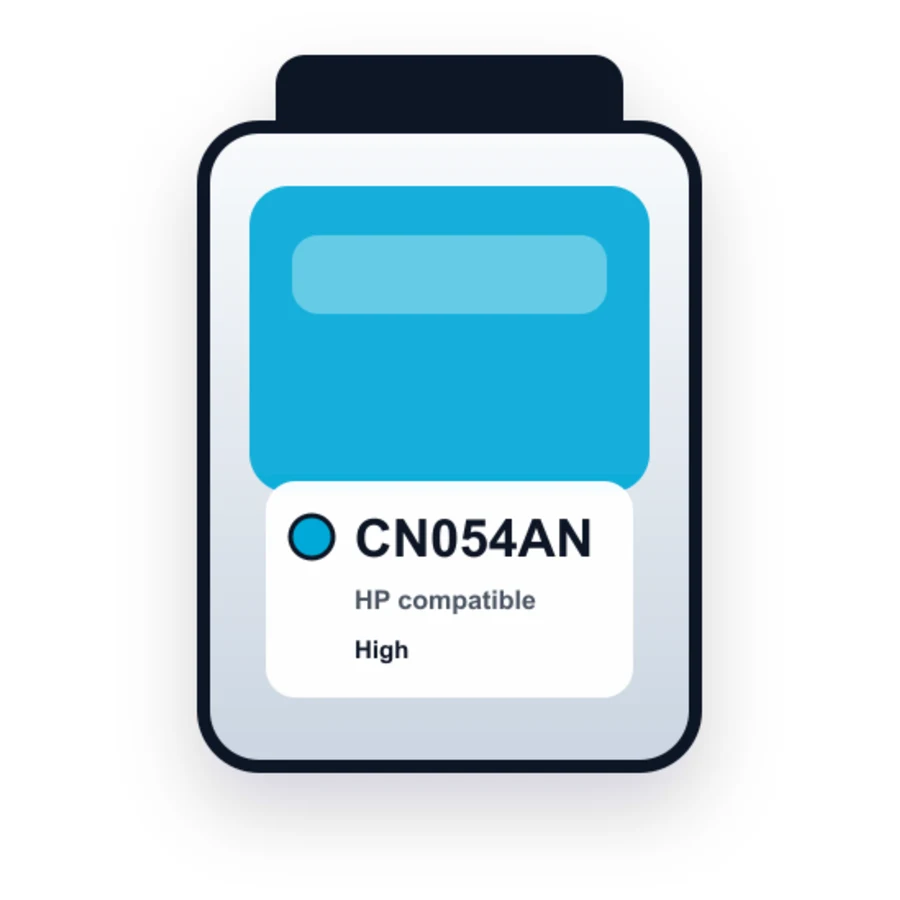 HP 94CN054AN Cyan compatible ink